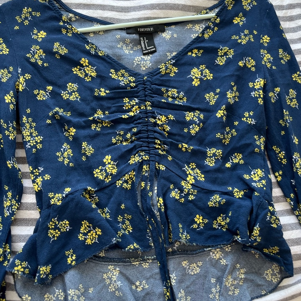 Small blue forever 21 shirt